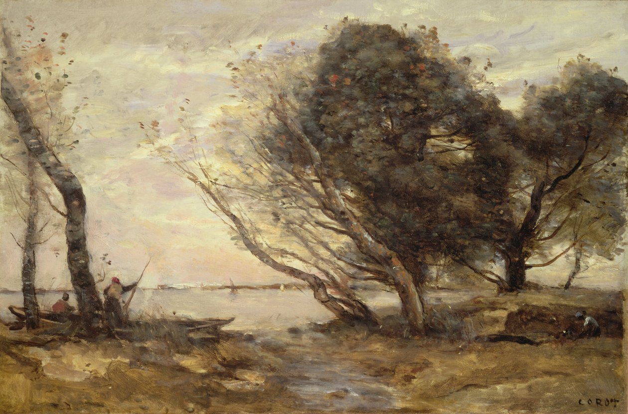 Huonekalut ja erilaiset esineet 1100- ja 1300-luvuilta tekijältä Jean Baptiste Camille Corot