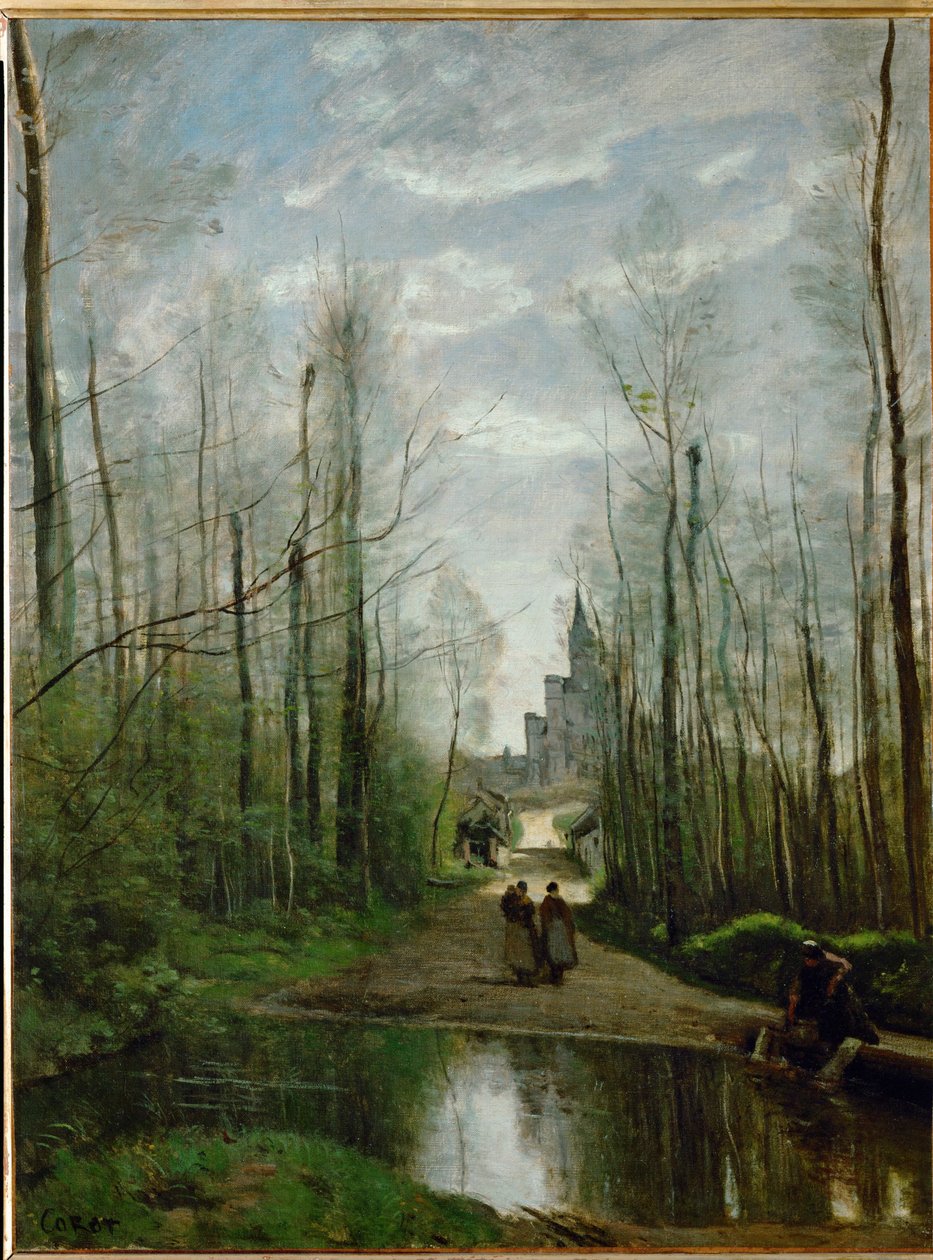 Marisselin kirkko ... tekijältä Jean Baptiste Camille Corot