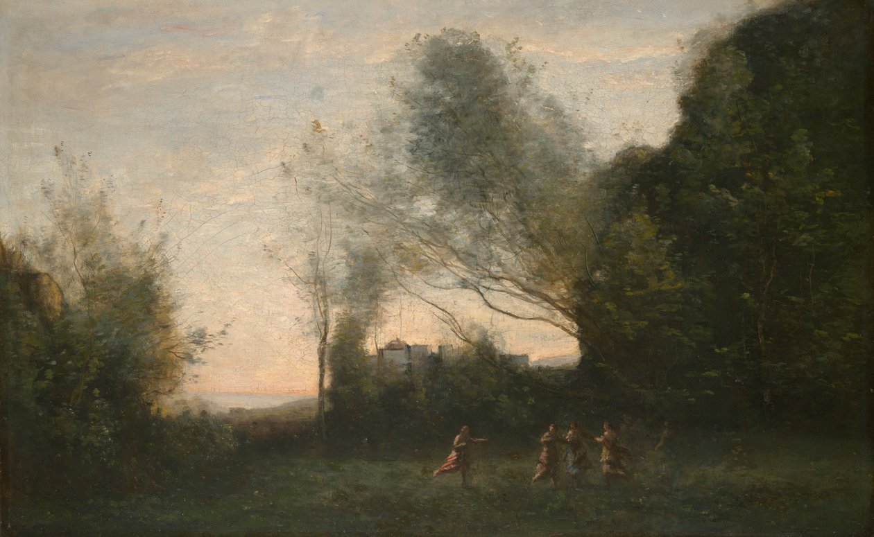 Nymfien tanssi tekijältä Jean Baptiste Camille Corot