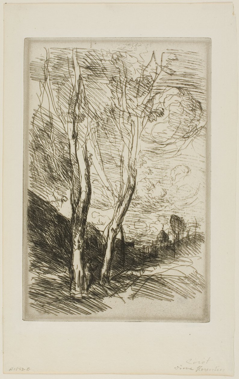 Firenzen tuomiokirkko tekijältä Jean Baptiste Camille Corot