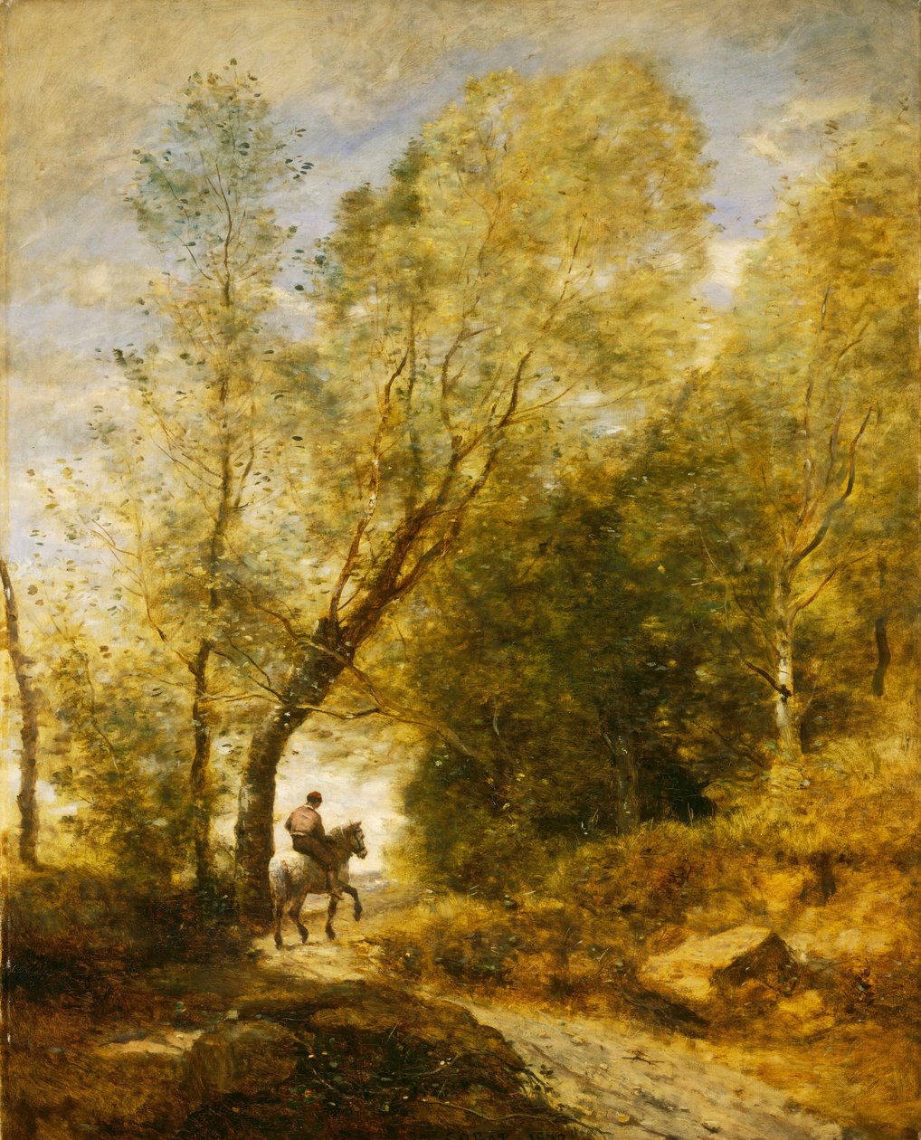 Coubronin metsä tekijältä Jean Baptiste Camille Corot