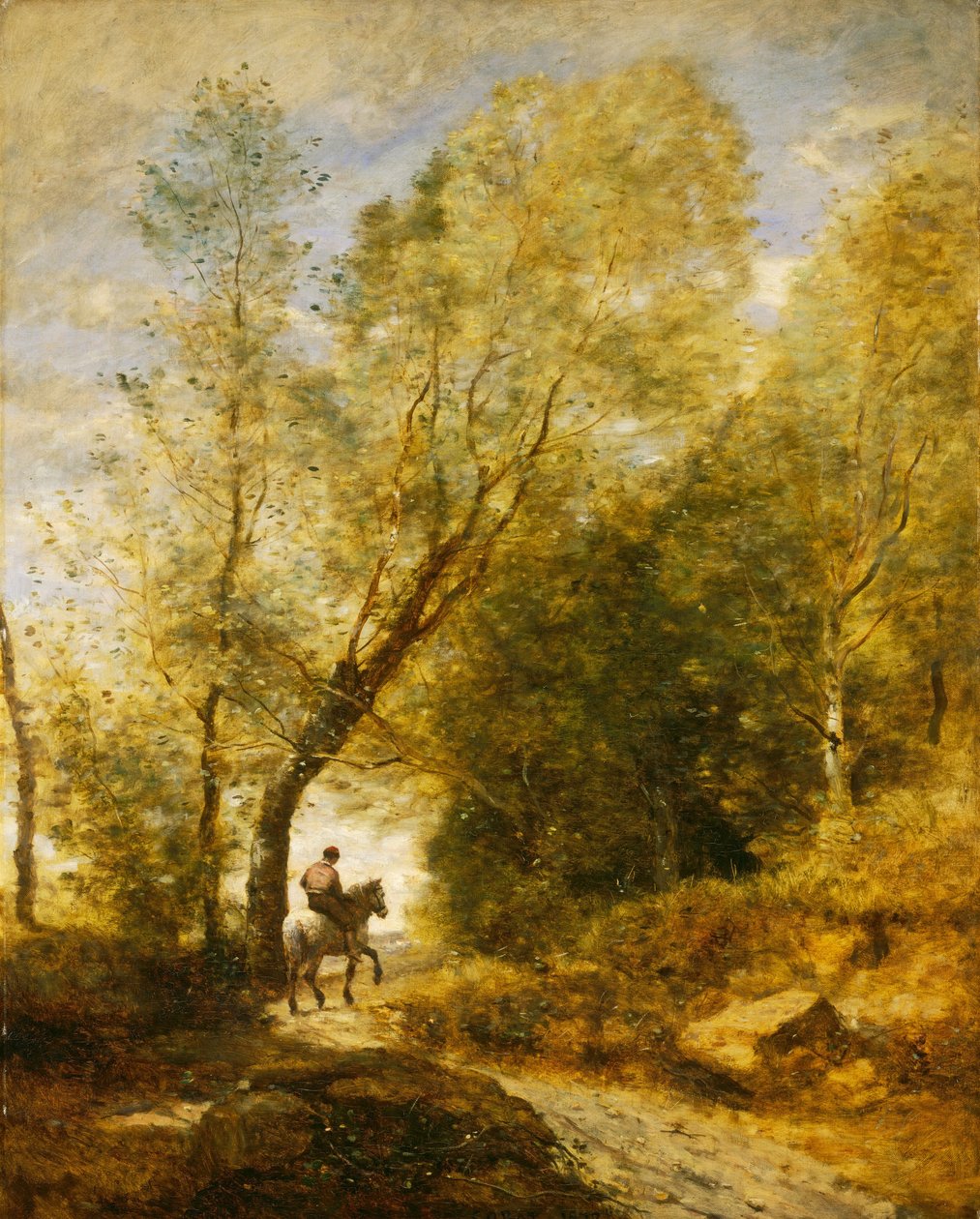 Coubronin metsä, 1872. tekijältä Jean Baptiste Camille Corot