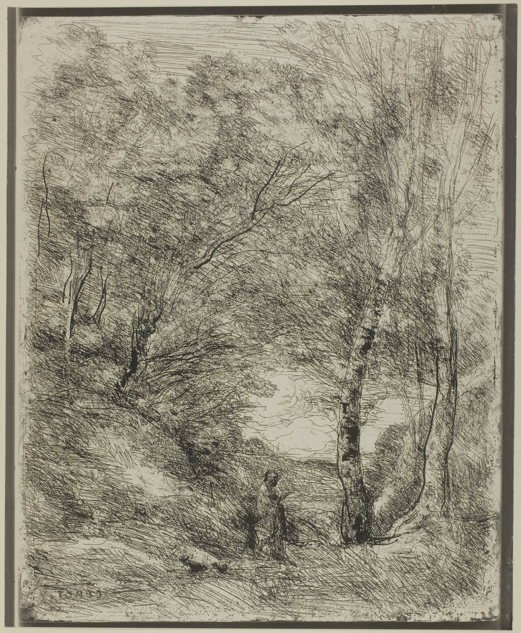 Horatian puutarhat tekijältä Jean Baptiste Camille Corot