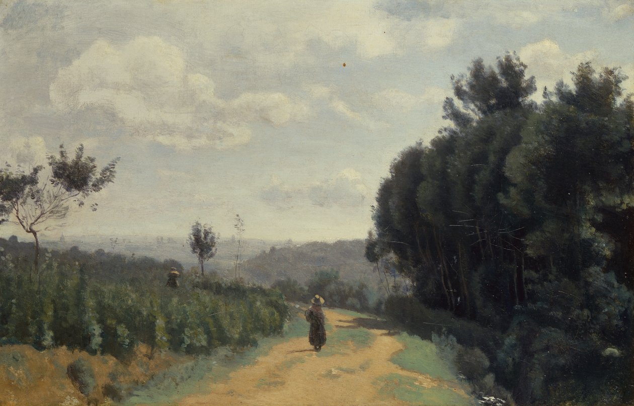 Sevresin korkeudet, Troyonin polku tekijältä Jean Baptiste Camille Corot