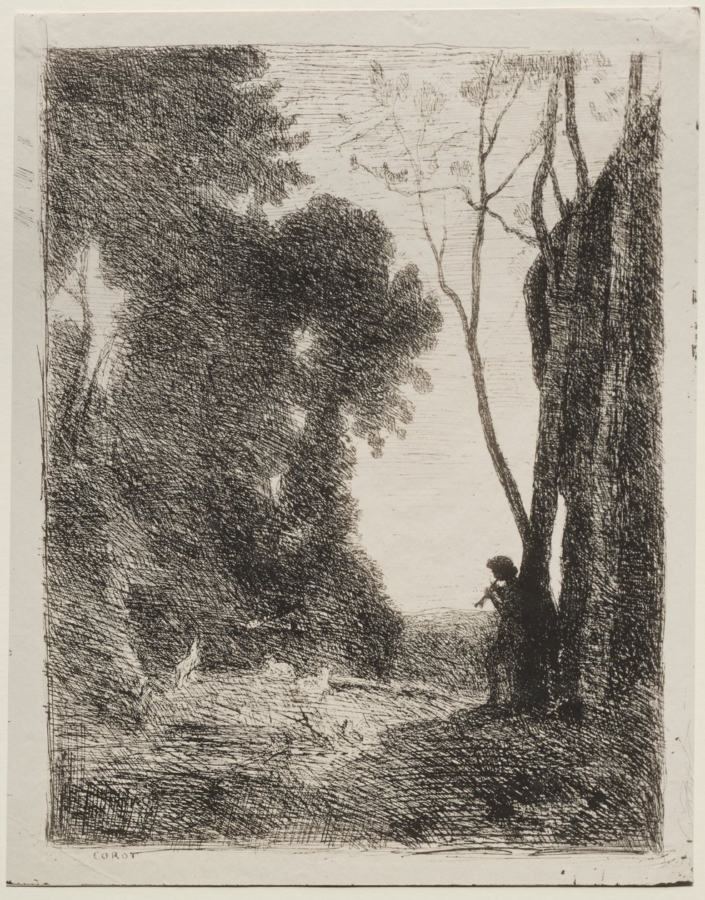 Pieni Paimen tekijältä Jean Baptiste Camille Corot
