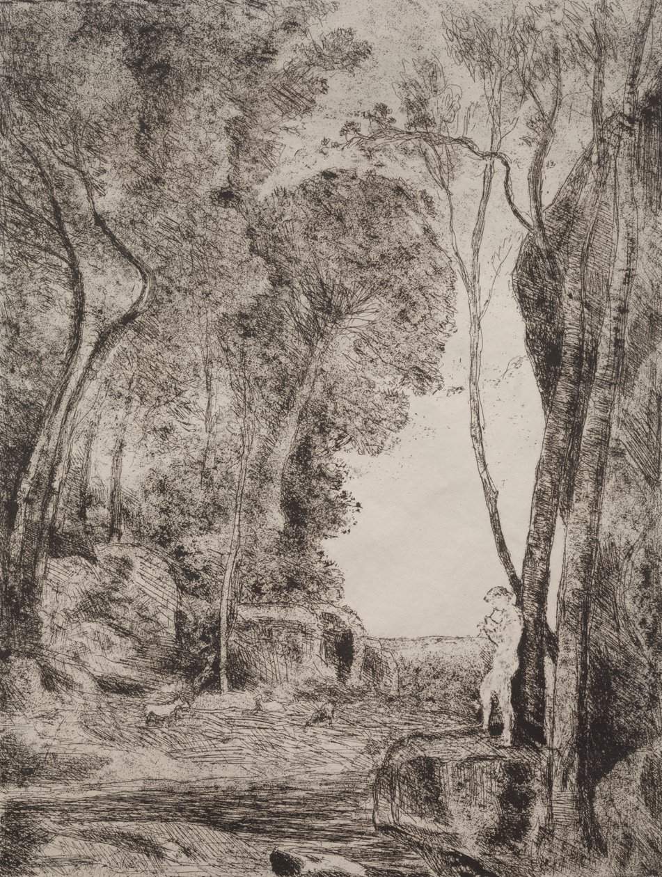 Pieni Paimen tekijältä Jean Baptiste Camille Corot