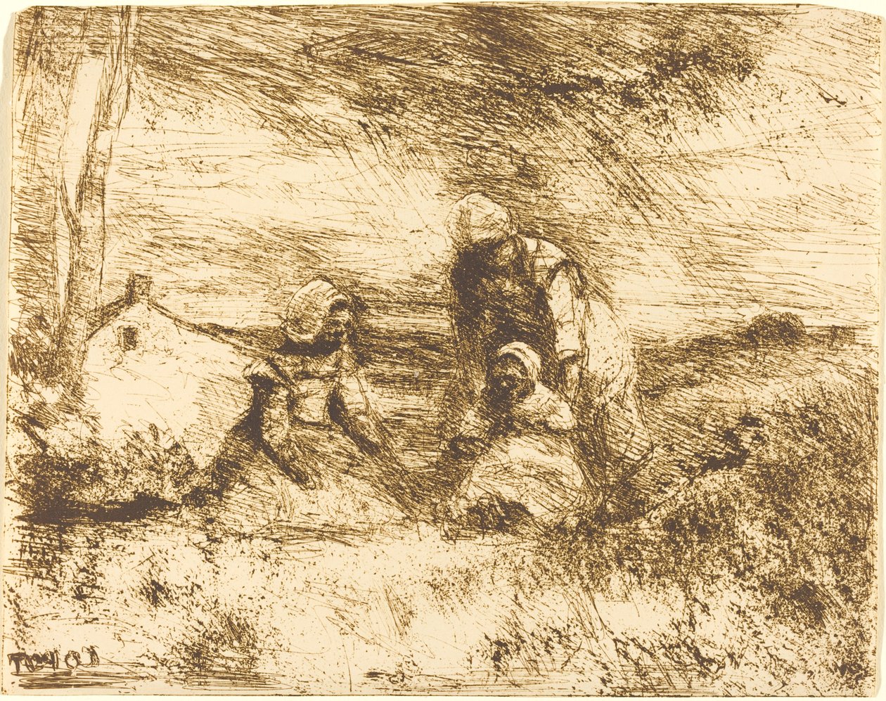 Pikku sisko tekijältä Jean Baptiste Camille Corot