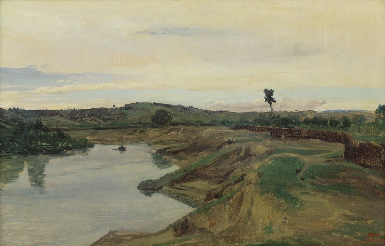 Huonekalut ja erilaiset esineet 1100- ja 1300-luvuilta tekijältä Jean Baptiste Camille Corot