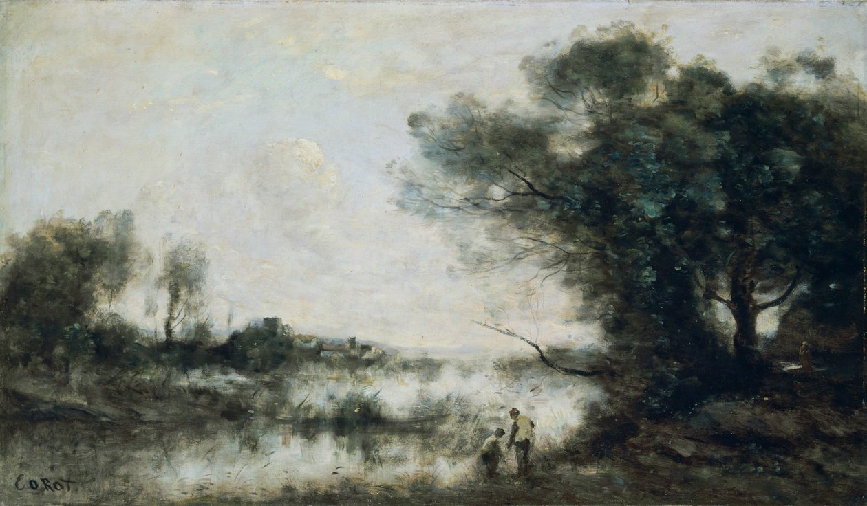 "Lampi", 1820-1875 tekijältä Jean Baptiste Camille Corot