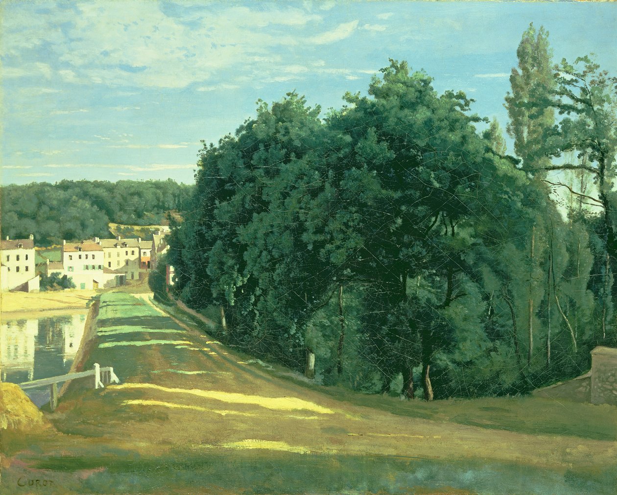 Avrayn kaupunki, noin 1840 tekijältä Jean Baptiste Camille Corot