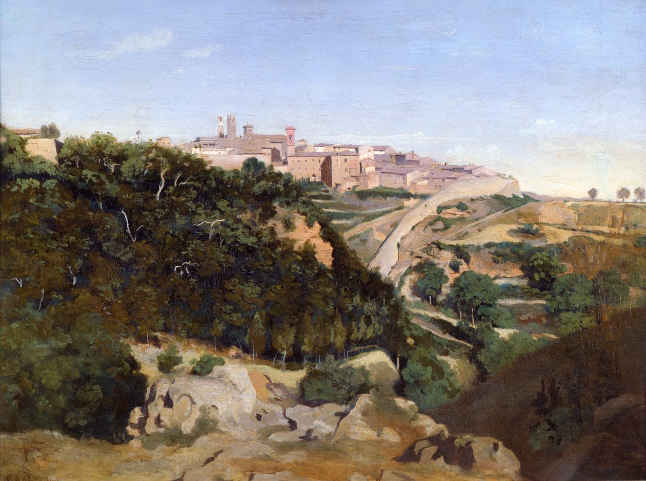 Volterra, 1834 tekijältä Jean Baptiste Camille Corot