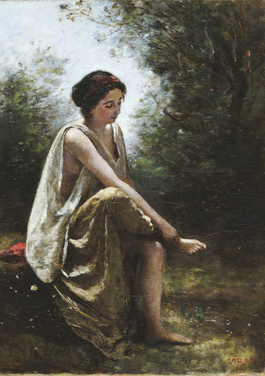 Haavoittunut Eurydice, 1868-70 tekijältä Jean Baptiste Camille Corot