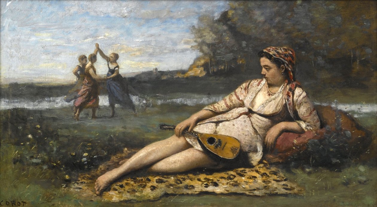 Spartan nuoret naiset tekijältä Jean Baptiste Camille Corot