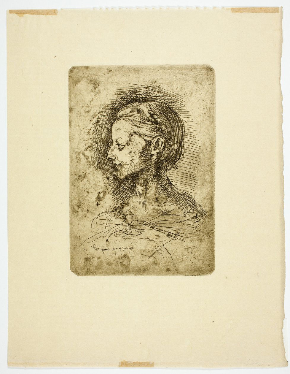 Naisen pää tekijältä Jean Baptiste Carpeaux