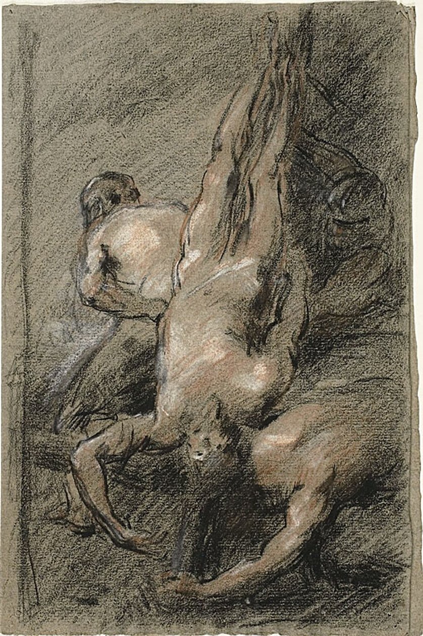 Pyhän Pietarin marttyyrikuolema tekijältä Jean Baptiste Carpeaux