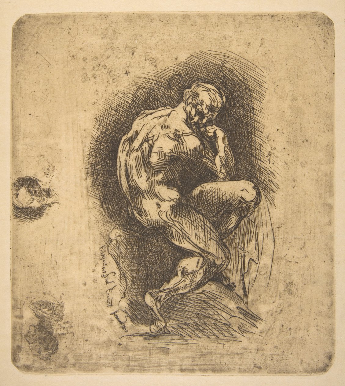 Ugolino, 1860. tekijältä Jean Baptiste Carpeaux