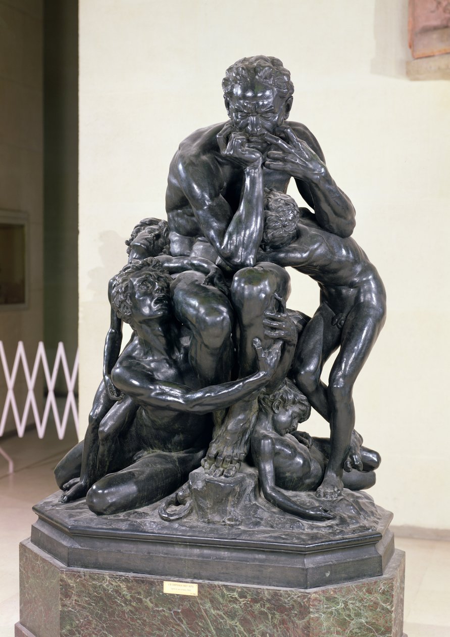 Ugolino ja hänen poikansa, 1860 (pronssi) (katso myös 197136 ja 347397) tekijältä Jean Baptiste Carpeaux