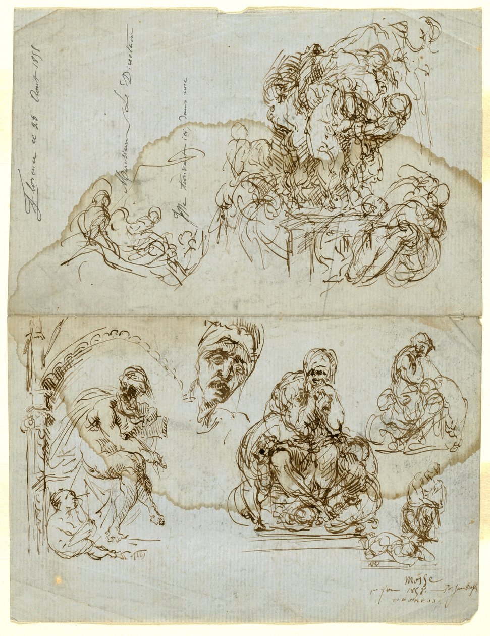 Keskeneräinen kirje opintojen kanssa Ugolino-ryhmälle tekijältä Jean Baptiste Carpeaux