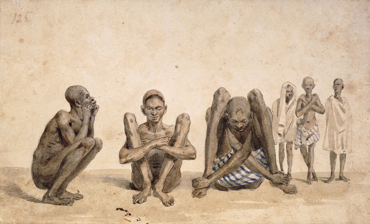 Rio Janeiron orjat, n. 1825-6 tekijältä Jean Baptiste Debret