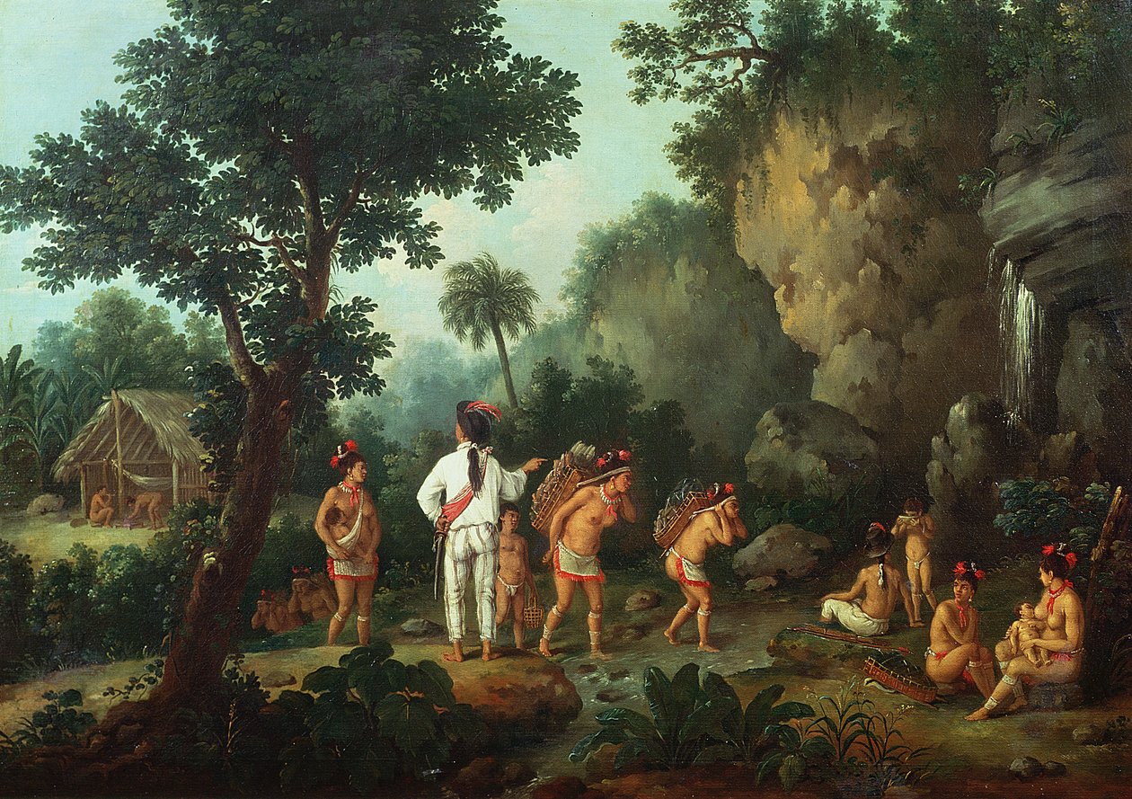 Orjanmetsästäjä, n.1834-39 (öljy kankaalle) tekijältä Jean Baptiste Debret