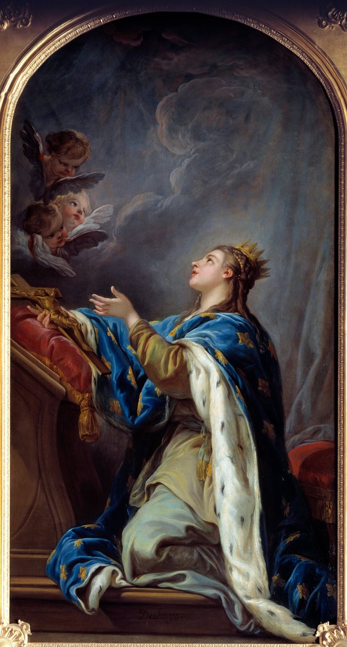 Saint Joan of France (öljy kankaalle) tekijältä Jean Baptiste Deshays