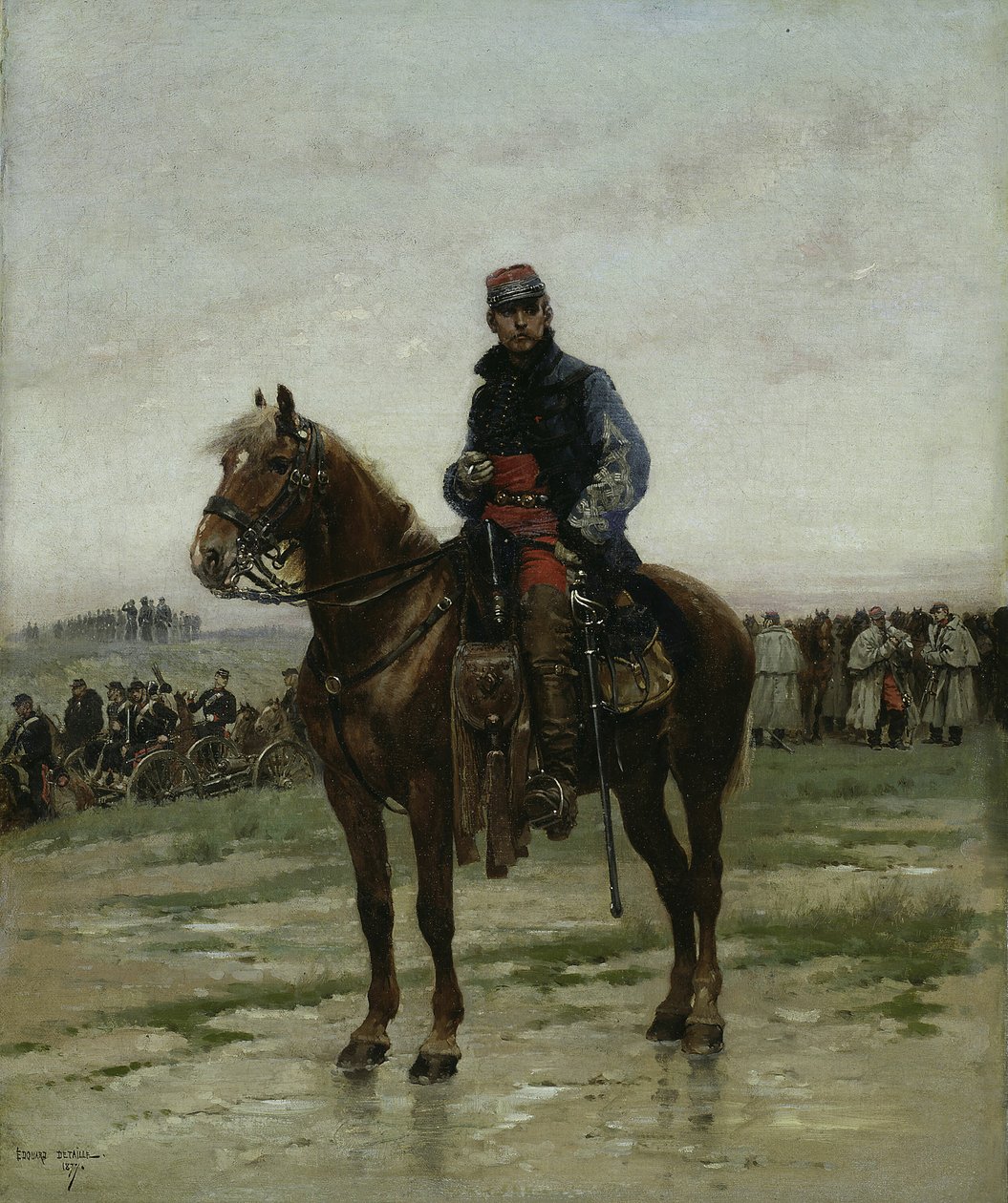 Upseeri, 1877. tekijältä Jean Baptiste Edouard Detaille