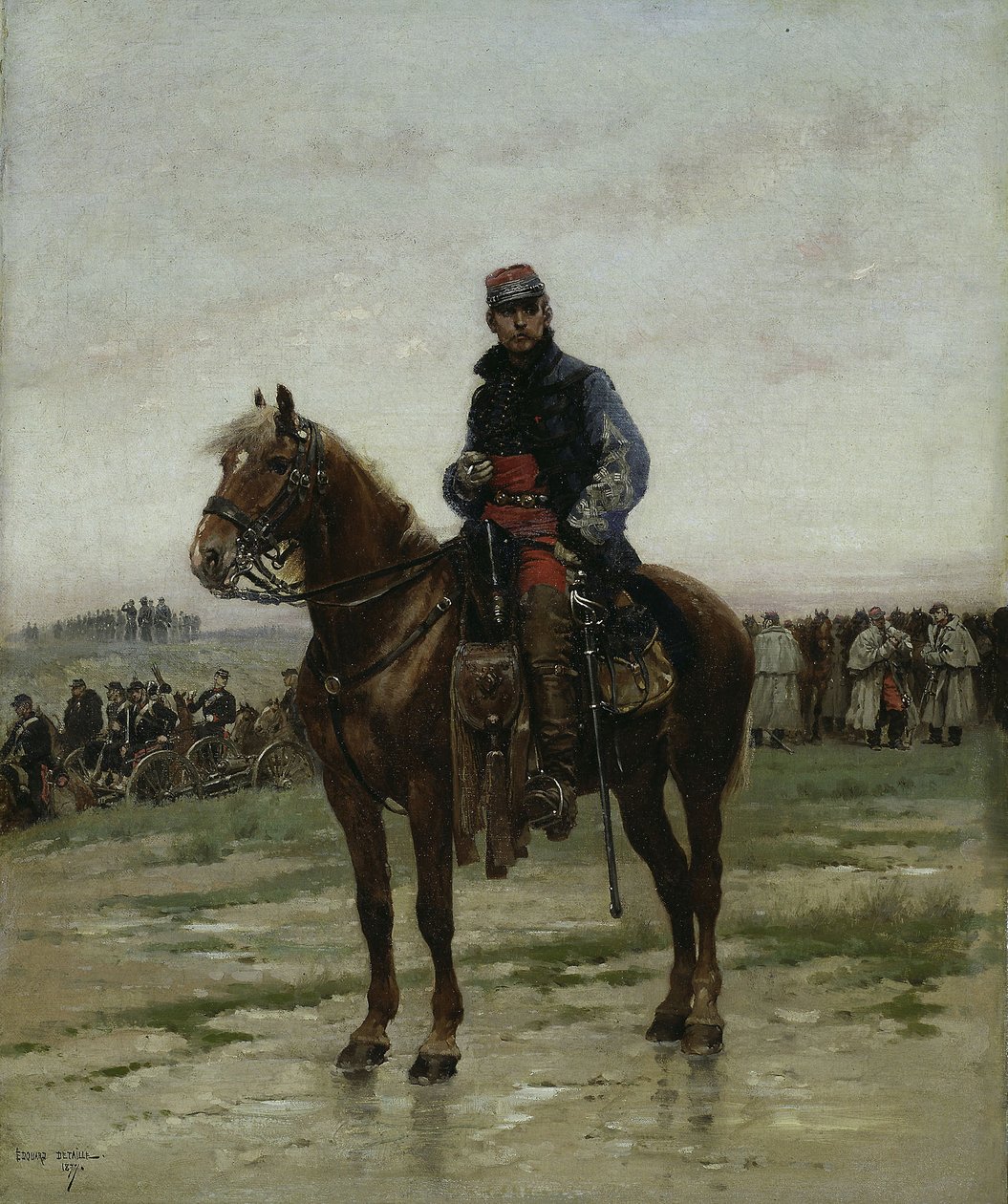 Upseeri, 1877 tekijältä Jean Baptiste Edouard Detaille