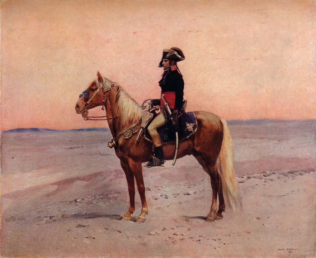 Napoleon Egyptissä, 1800-luku tekijältä Jean Baptiste Edouard Detaille