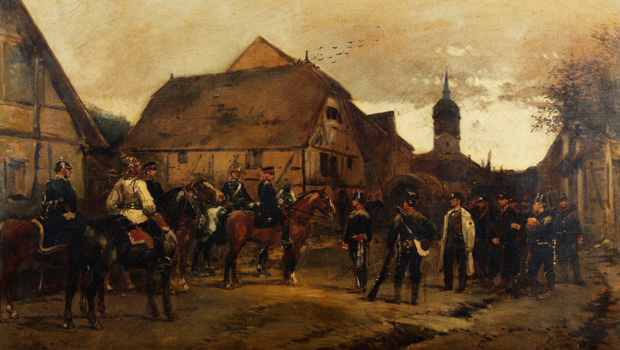 The Capture, 1878 tekijältä Jean Baptiste Edouard Detaille