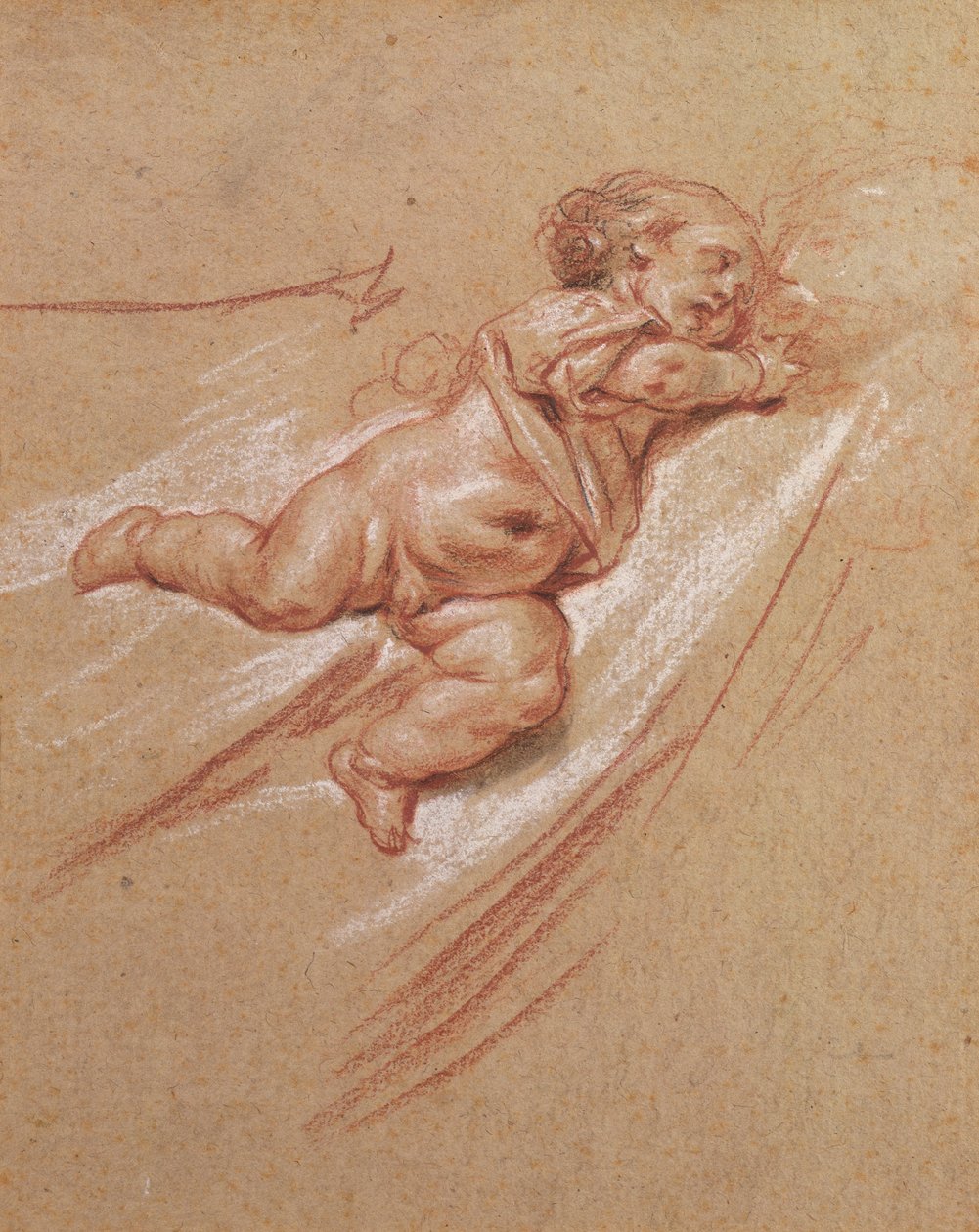 Lapsi (liitu paperille) tekijältä Jean Baptiste Greuze