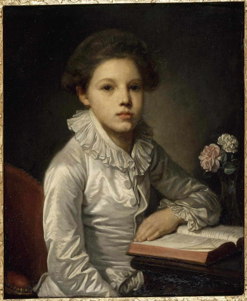 Charles Etienne de Bourgevin Vialart de Saint-Morys 1772-1817 lapsena, n. 1783. tekijältä Jean Baptiste Greuze