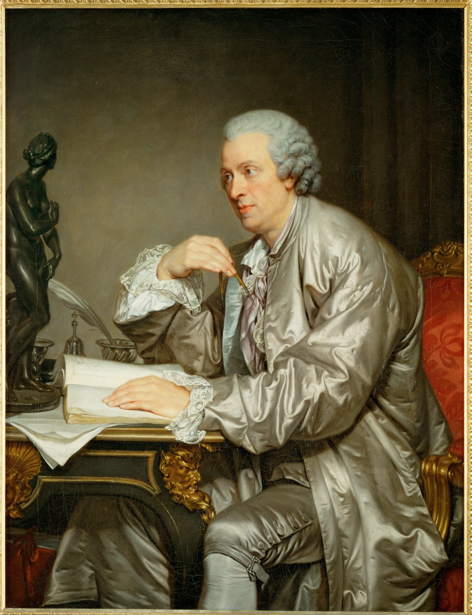 Claude Henri Watelet, varainhoidon päävastuuhenkilö ... tekijältä Jean Baptiste Greuze