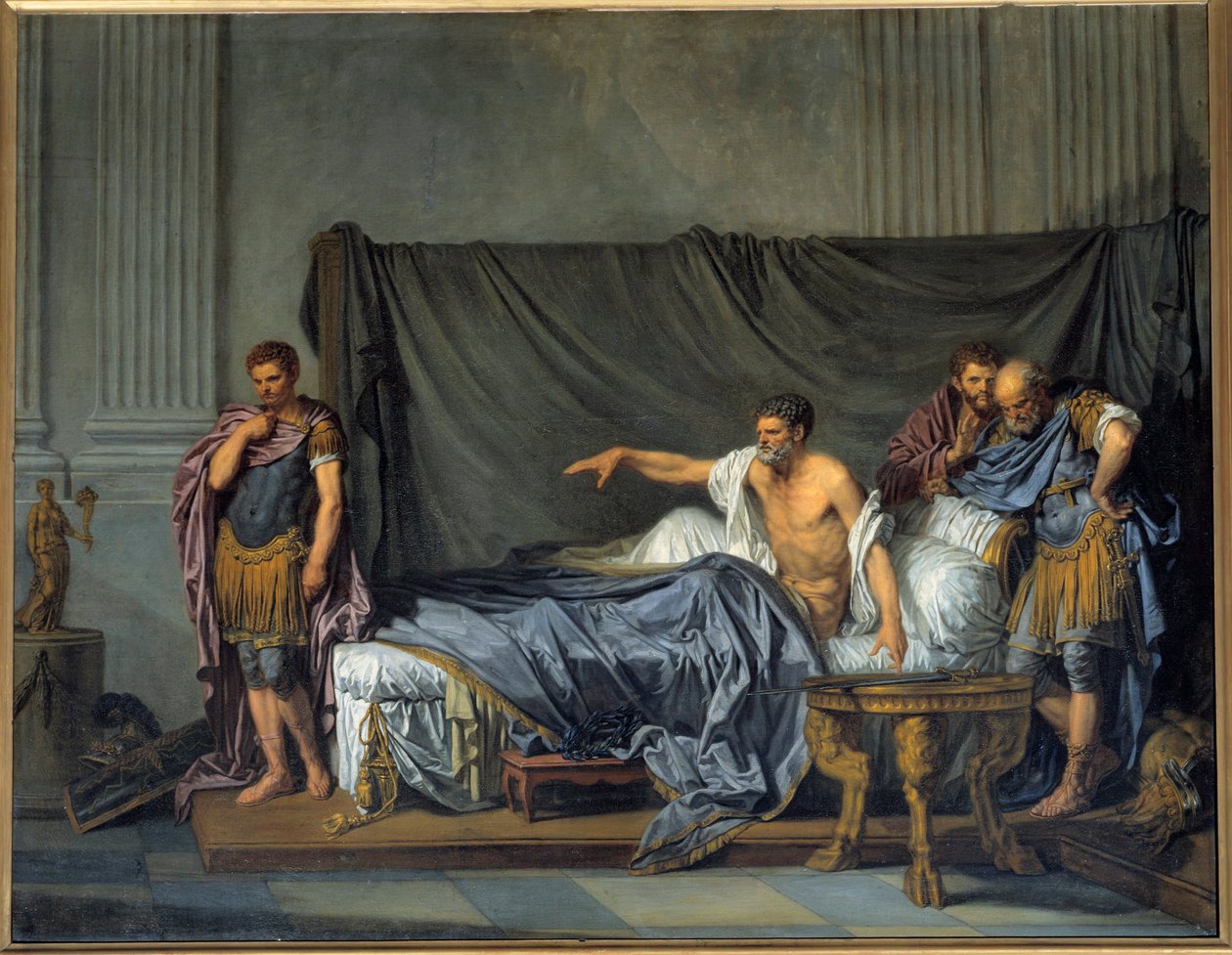 Keisari Septime Severe (Lucius Septimius Severus Pertinax tekijältä Jean Baptiste Greuze