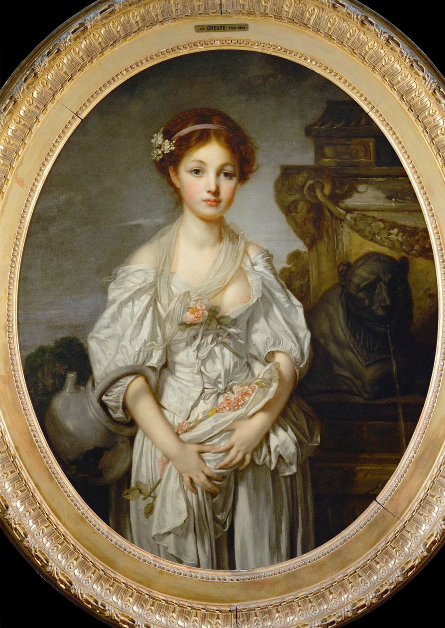 La cruche cassee - rikkinäinen kannu ... tekijältä Jean Baptiste Greuze