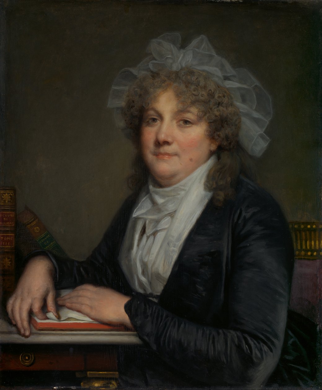 Madame Jean-Baptiste Nicolet Anne Antoinette Desmoulins, 1743-1817, 1780-luvun loppu. tekijältä Jean Baptiste Greuze
