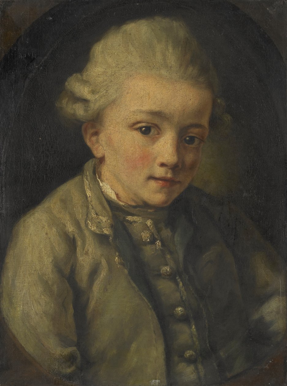 Mozart, 1763-64 tekijältä Jean Baptiste Greuze