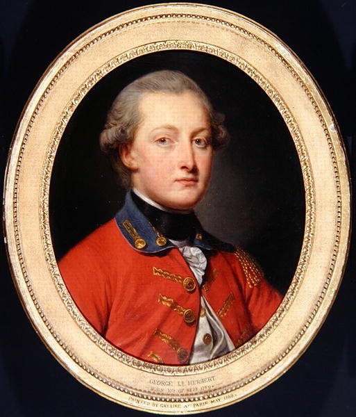 George Augustus Herbertin muotokuva, n. 1780 (öljy kankaalle) tekijältä Jean Baptiste Greuze