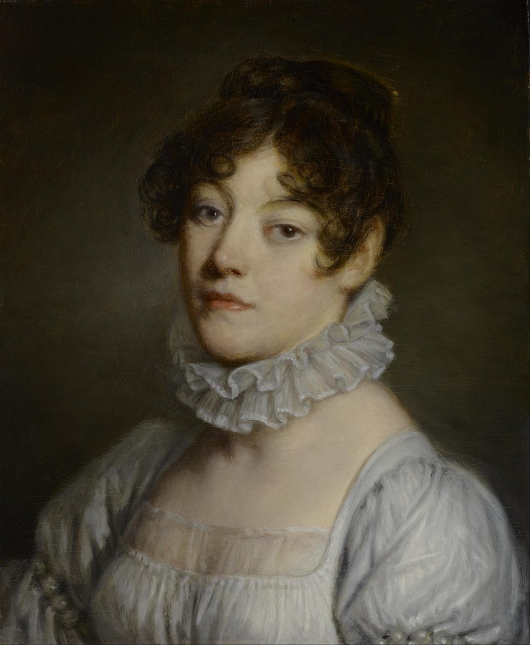 Nuoren naisen muotokuva tekijältä Jean Baptiste Greuze