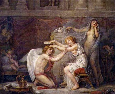 Psyyke kruunaa rakkauden tekijältä Jean Baptiste Greuze