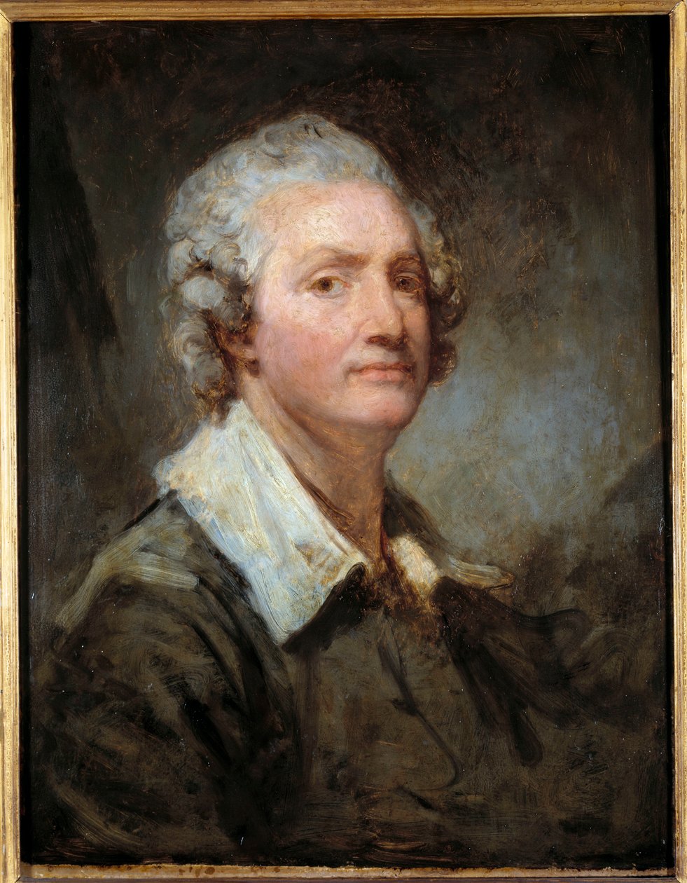 Jean Baptiste Greuzen (1725-1805) omakuvamaalaus 1700-luvun su. 0,65x0,51 m tekijältä Jean Baptiste Greuze