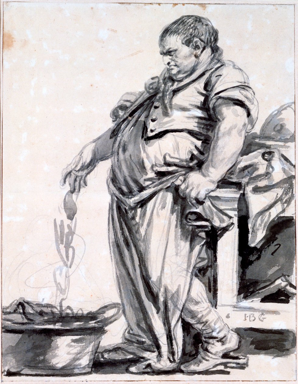 Teurastaja, 1745-1805 tekijältä Jean Baptiste Greuze