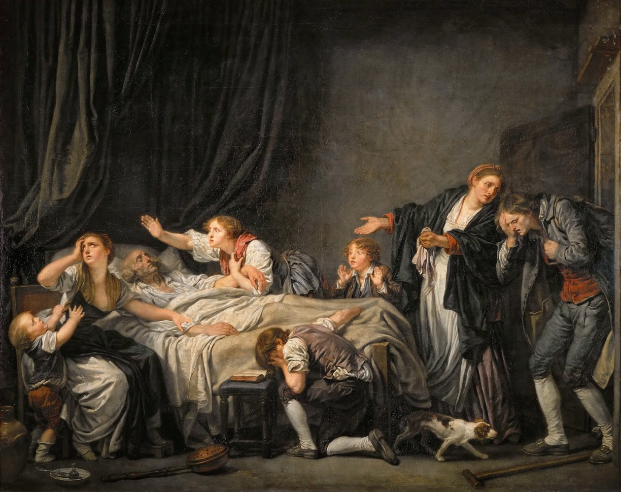 Isien kirous: Poika rangaistaan tekijältä Jean Baptiste Greuze