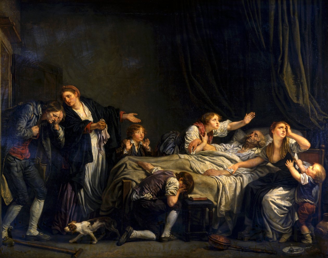 Rangaistettu poika, 1778 tekijältä Jean Baptiste Greuze