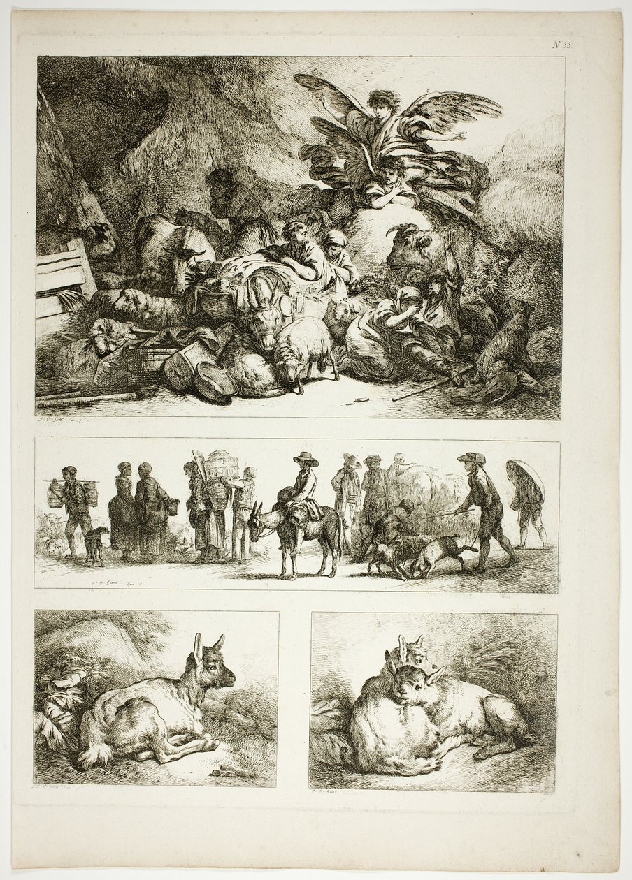 Oeuvres de J. B. Huetin levy 33/38 tekijältä Jean Baptiste Huet
