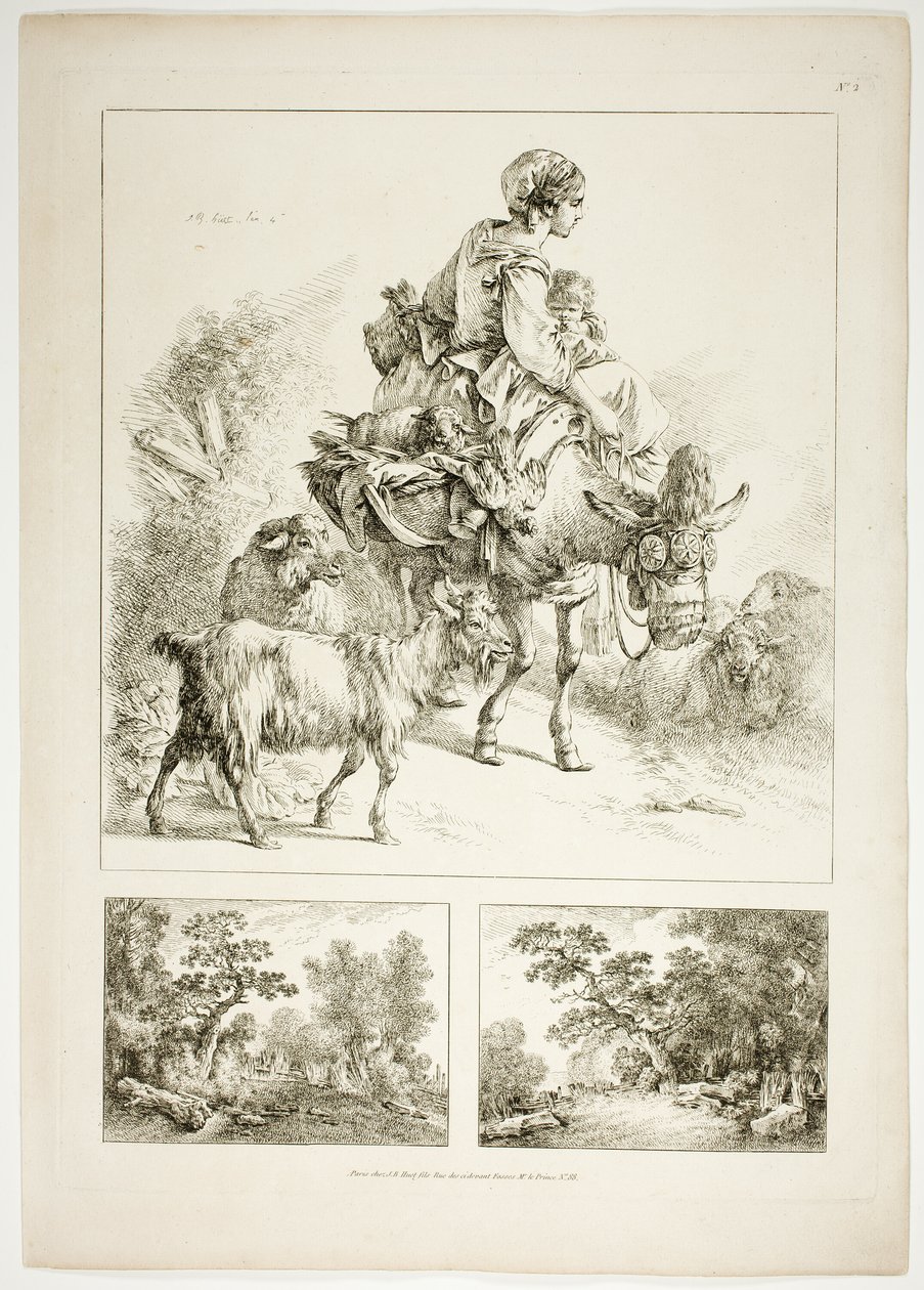 Oeuvres de J. B. Huetin levy 2/38 tekijältä Jean Baptiste Huet