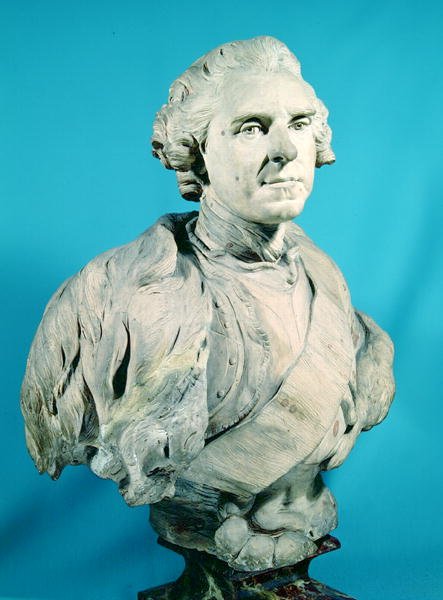 Maurice (1696-1750) Saksin kreivin rintakuva tekijältä Jean Baptiste II Lemoyne