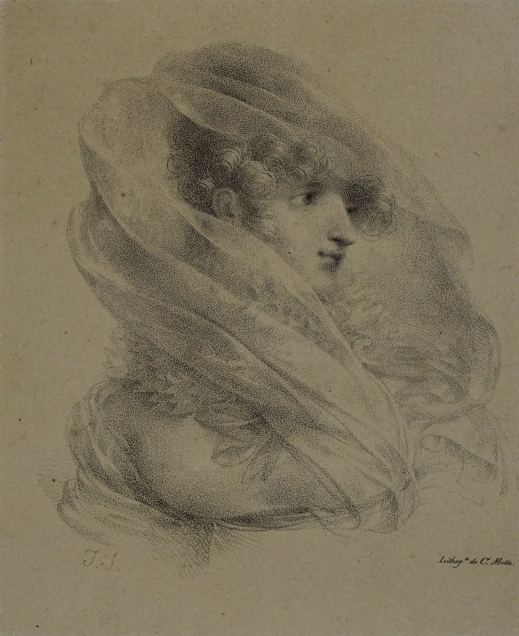 Rouva Ledieu tekijältä Jean Baptiste Isabey