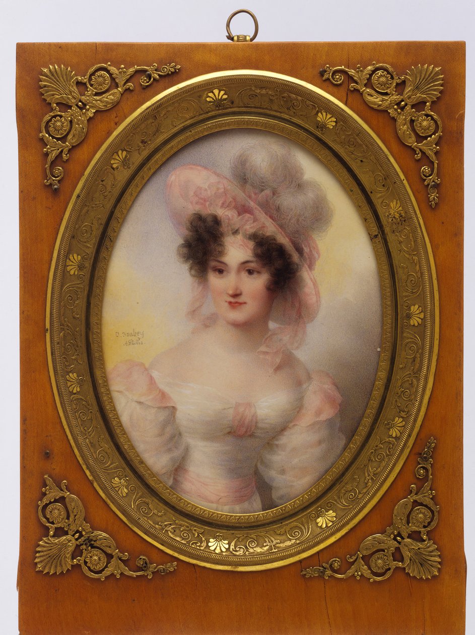 Rouva Rufus Prime Augusta Temple Palmer, 1807-1840, 1828. tekijältä Jean Baptiste Isabey