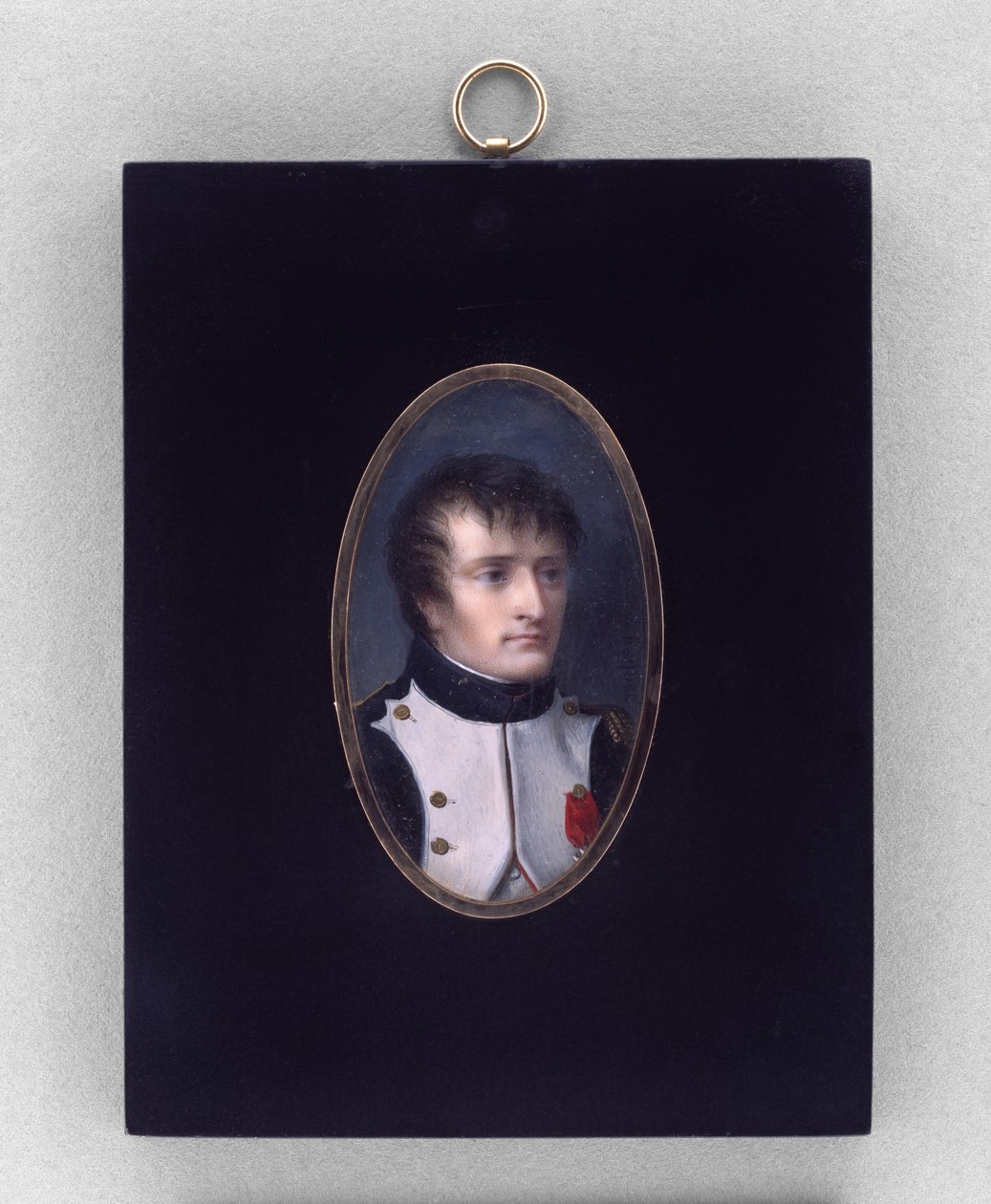 Napoleon Bonaparte, n. 1804 (akvarelli norsunluun tekijältä Jean Baptiste Isabey
