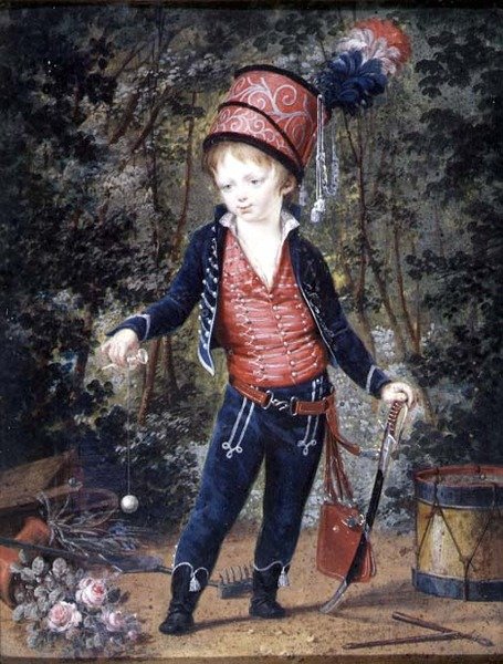 Napoleon Francois Joseph Charles Bonaparte, Reichstadtin herttua (1811-32) keisari Napoleon I:n poika, n. 1814 (wc norsunluun päällä) tekijältä Jean Baptiste Isabey